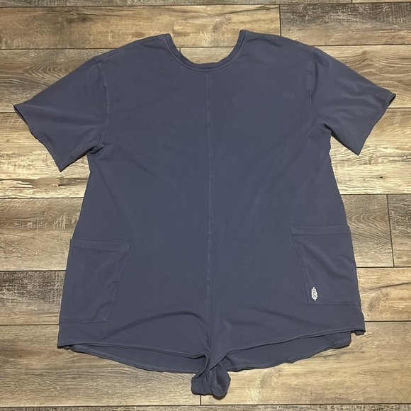 NWOT FP Movement Hot Shot Tee Romper Blue Indigo XL - Picture 4 of 7